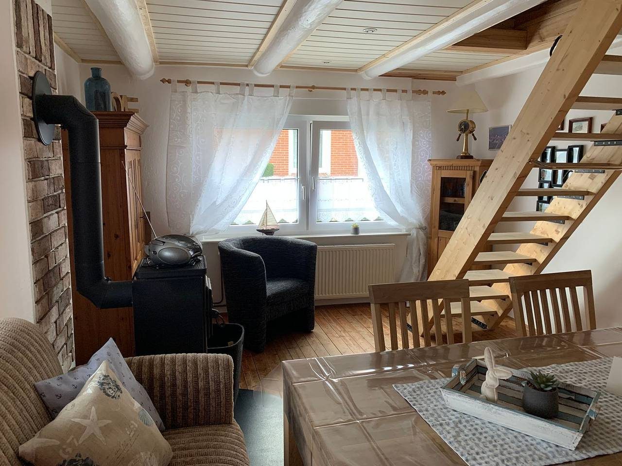 Wunderschönes Landarbeiterhaus Lüttje Huus an´t Diek nicht weit zur Nordsee — Bild 5