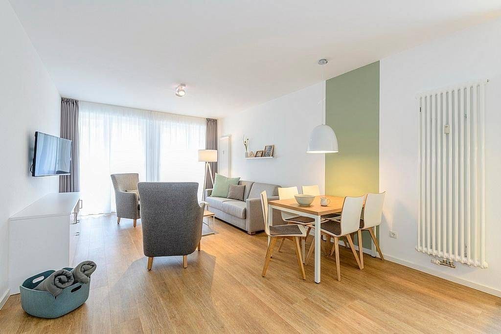 Ferienapartment mit Terrasse inkl. freier Nutzung von Saunabereich & Schwimmbad — Bild 4