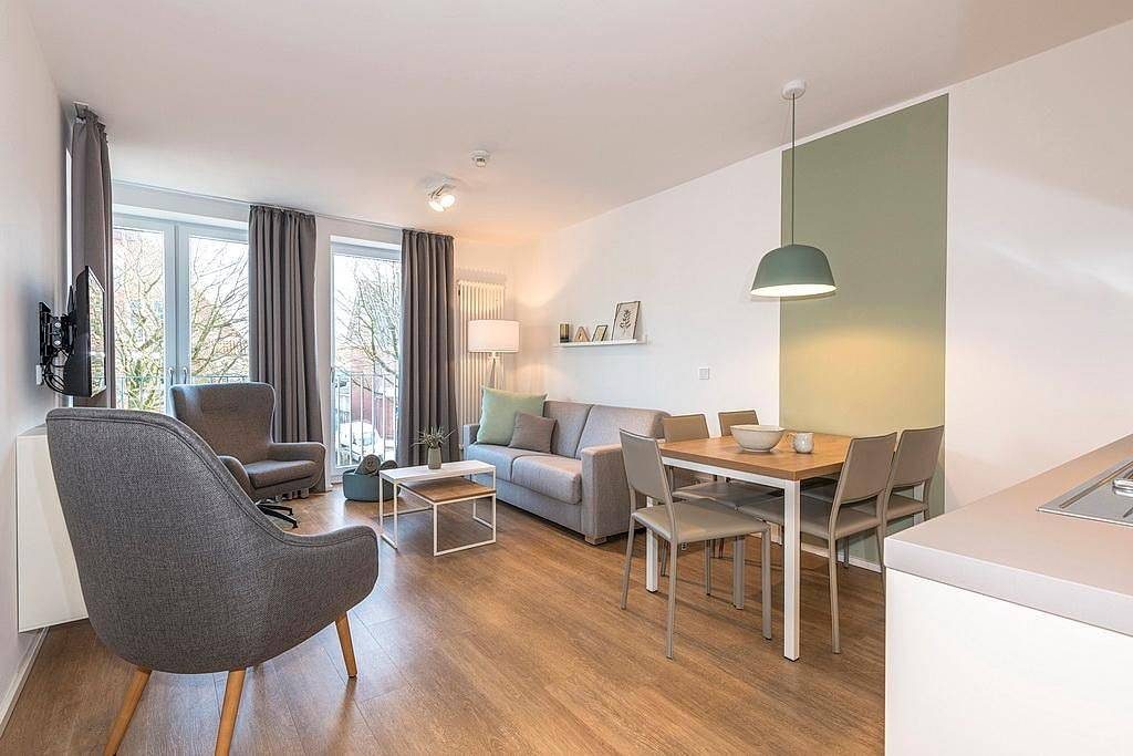 Modernes Apartment in Strandnähe mit sonniger Süd-Ost Loggia und Sauna im Haus!