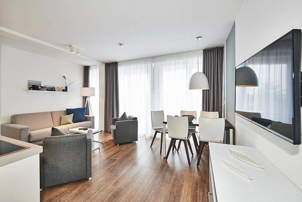 Apartment nahe der Nordsee mit großem Balkon inkl. Schwimmbad- & Saunanutzung