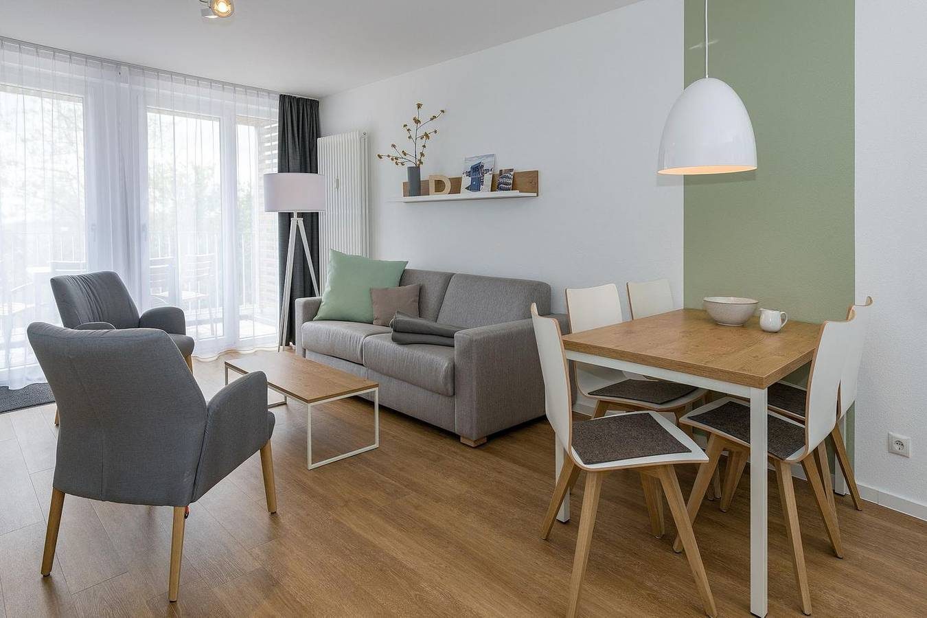Tolles, strandnahes Apartment mit Balkon, Parkplatz, Schwimmbad- & Saunanutzung — Bild 2