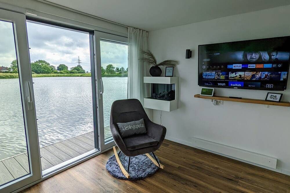 45 m² Hausboot mit 40 m² großer Dachterrasse, modern eingerichtet. Siehe Fotos! — Bild 3