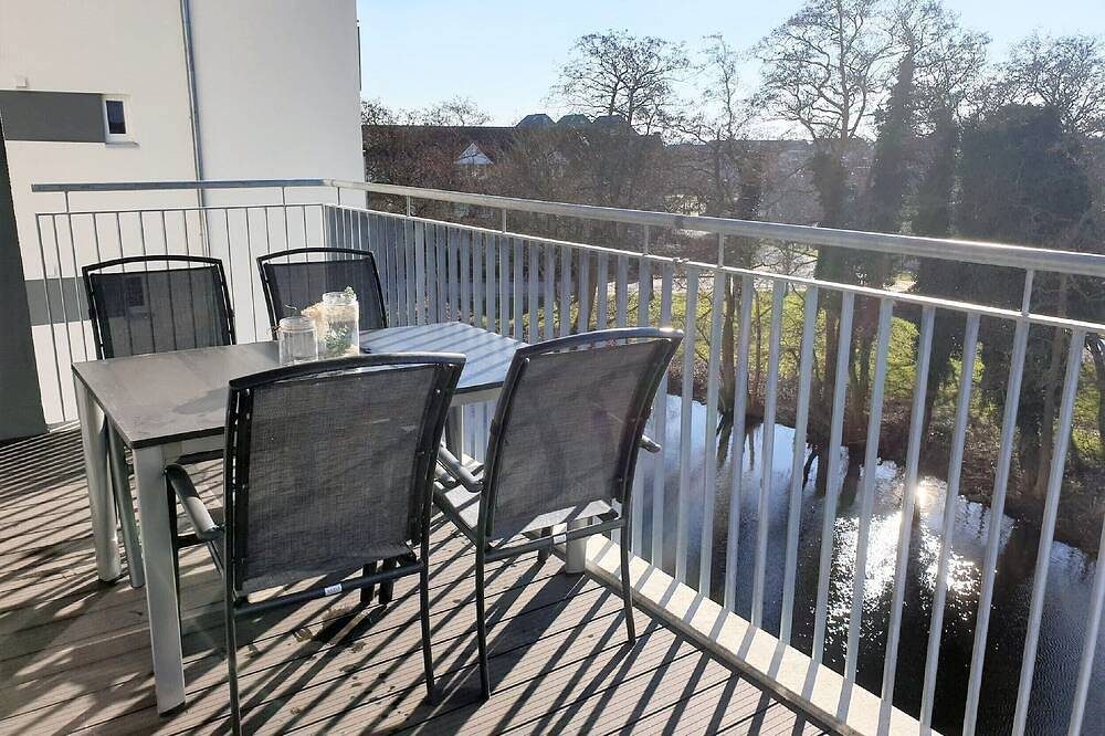 Moderne, hochwertige Ferienwohnung, Sauna, großer Balkon, strandnah — Bild 3