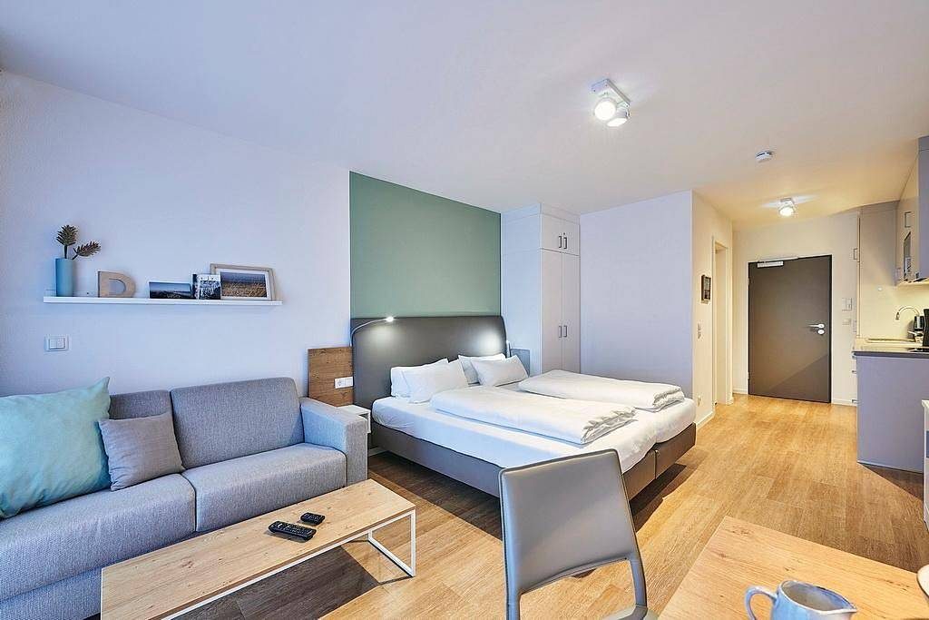 1-Zimmer Apartment nahe der Nordsee mit Balkon inkl. Schwimmbad- & Saunanutzung — Bild 4