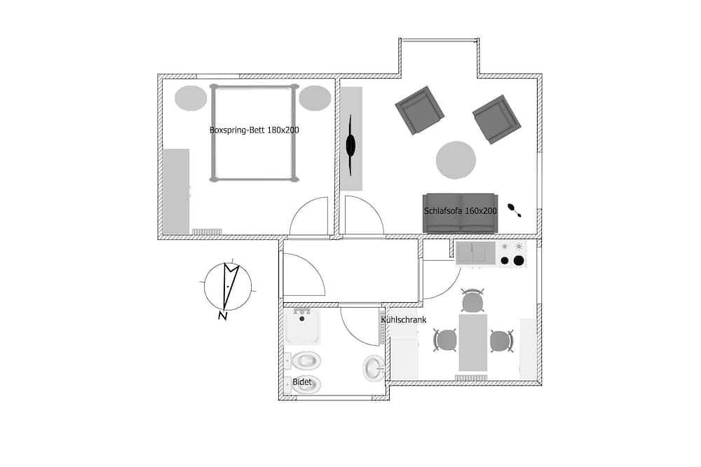 Neu renovierte, moderne Ferienwohnung 'Jan' am Langeooger Ortsrand — Bild 5