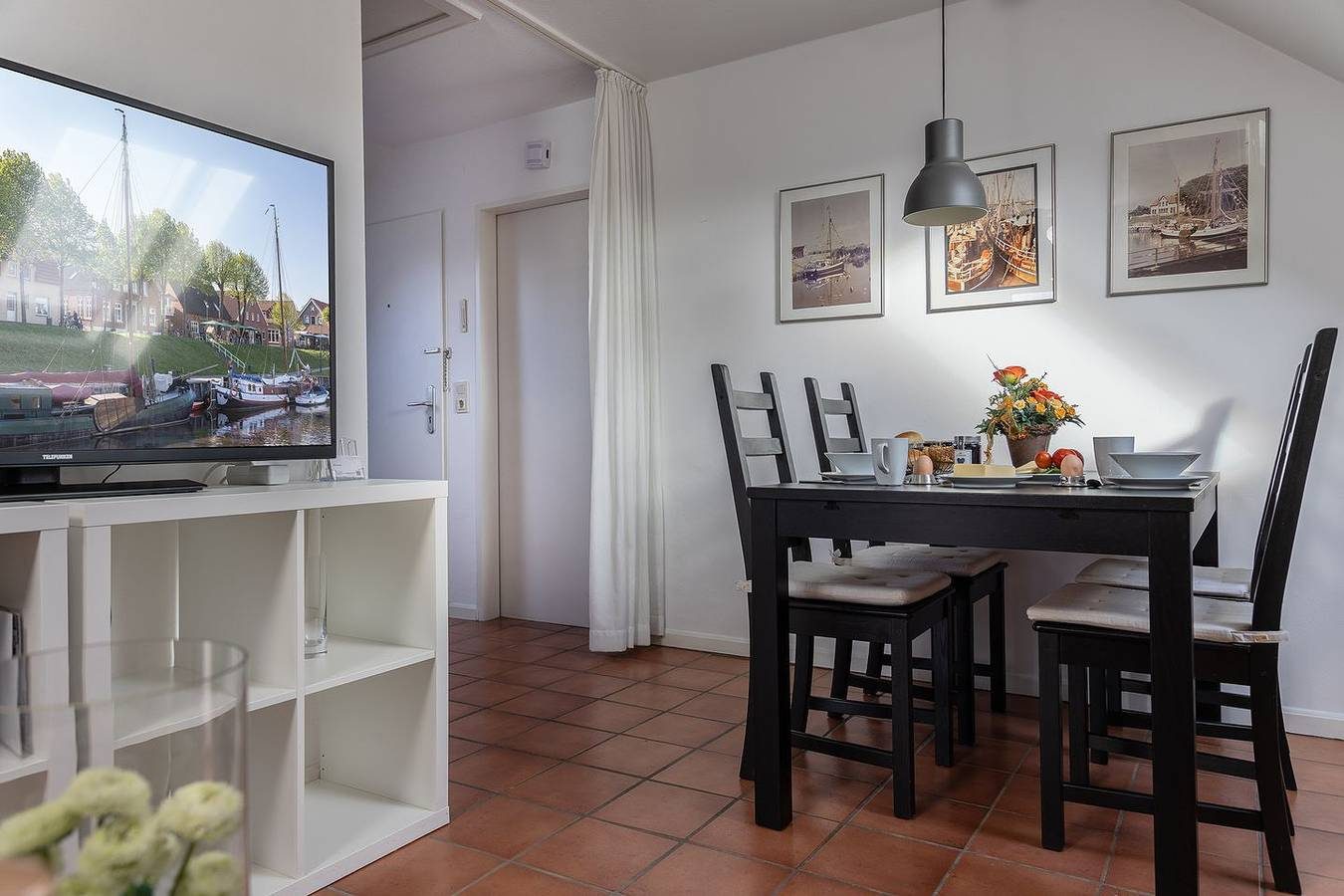 Helle und gemütliche Obergeschosswohnung in einem Doppelhaus