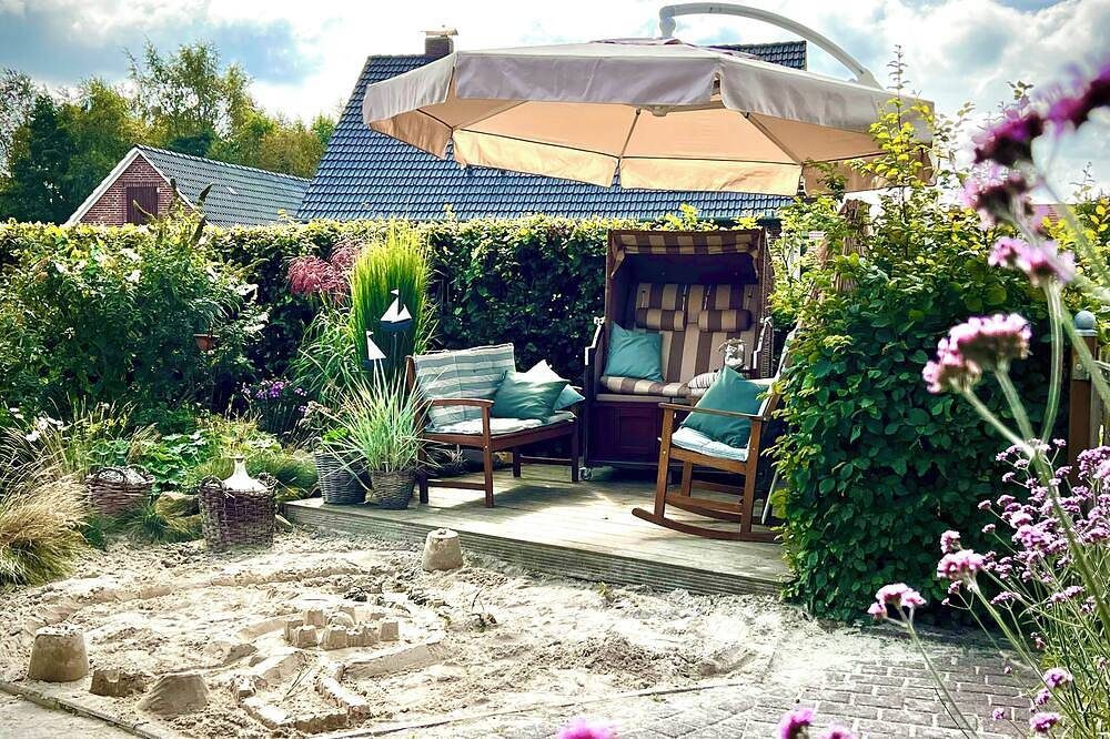 Ankommen und wohlfühlen in der Fewo Pusteblume in Leezdorf\/ nähe Norddeich
