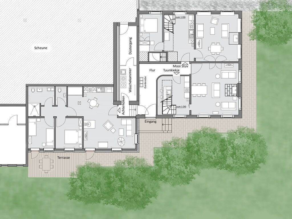 Ferienwohnung mit 1 Schlafzimmer — Bild 5