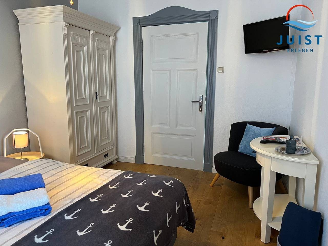 Freundliches Doppelzimmer, ideal für Paare, direkt am Wattenmeer — Bild 3