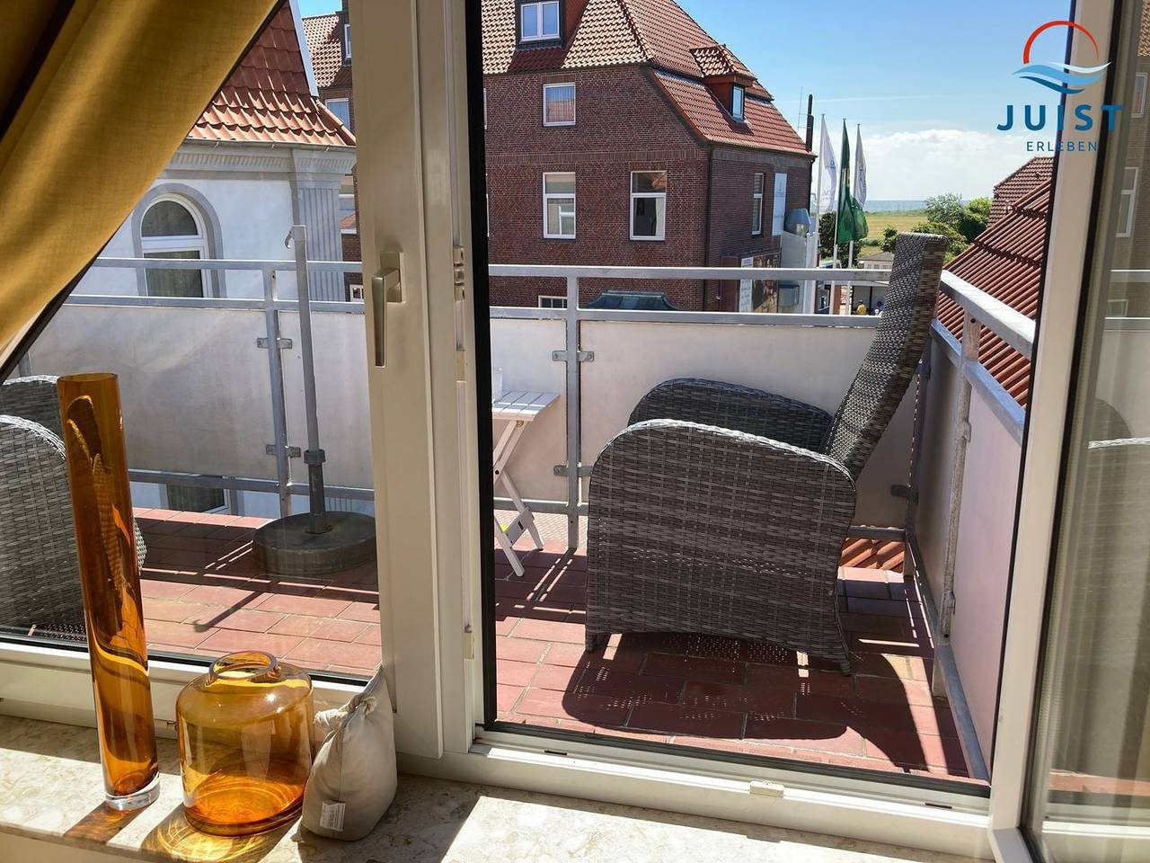 moderne Dachgeschosswohnung mit Balkon, ideal für den Urlaub als Paar — Bild 2