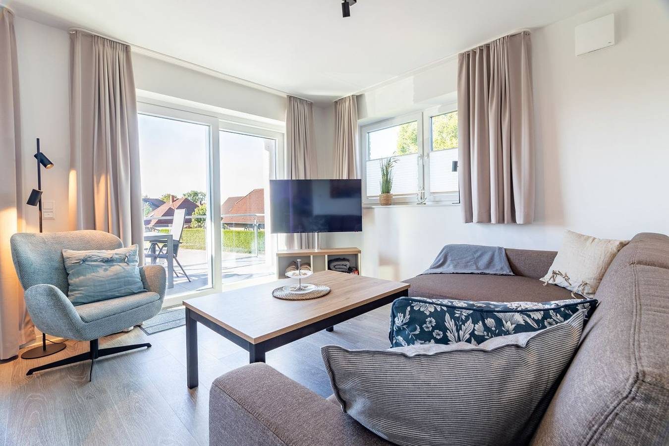 Perfekte Erholung in der Ferienwohnung Luv in Hooksiel.