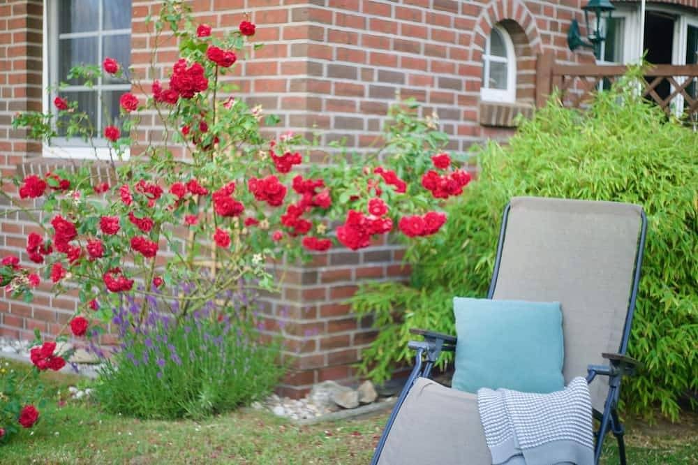 Klassisches Ferienhaus für 6 Personen mit Kamin am Greetsieler Deich