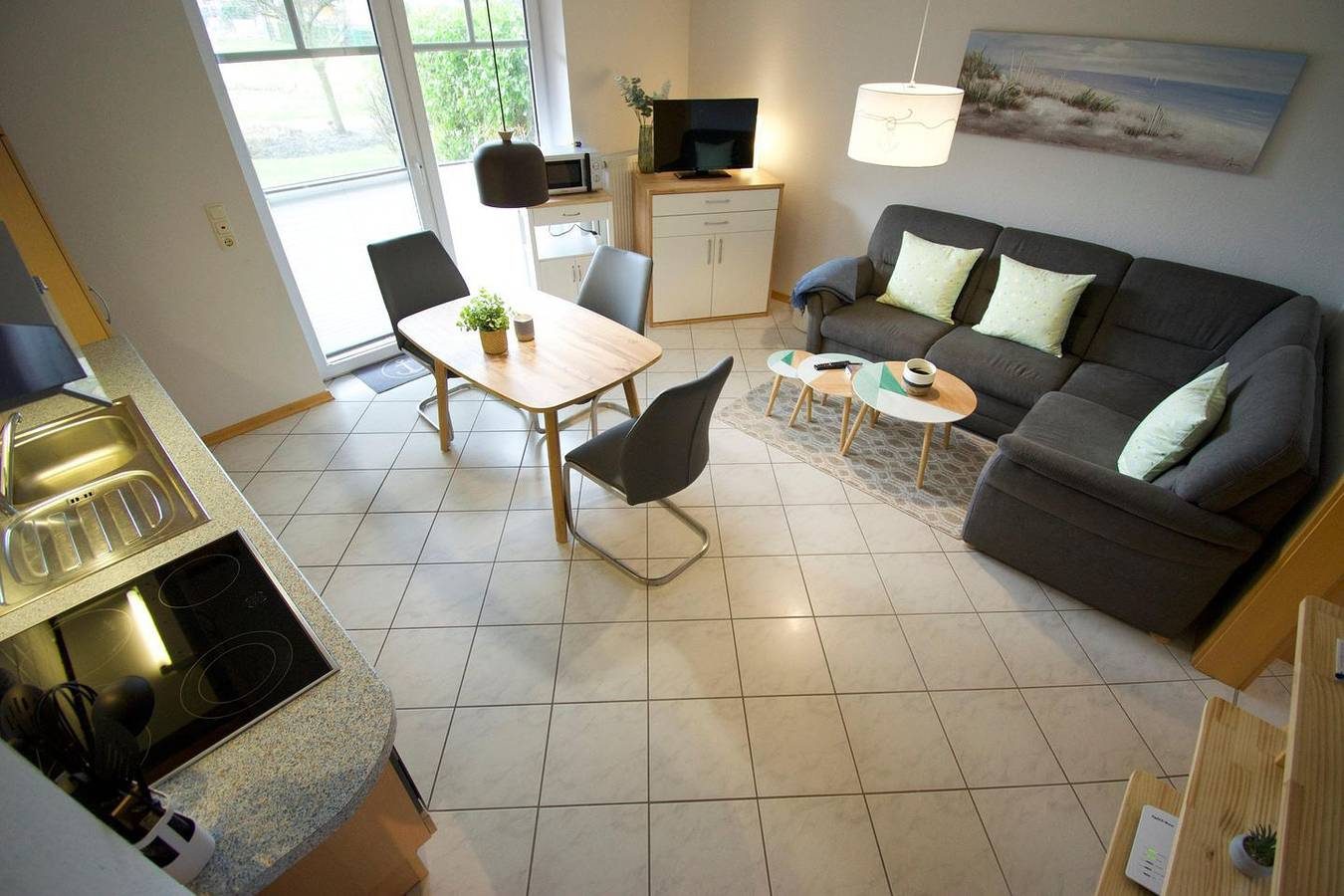 Sonnenterrasse - Kleine gemütliche Ferienwohnung im Erdgeschoss. — Bild 4