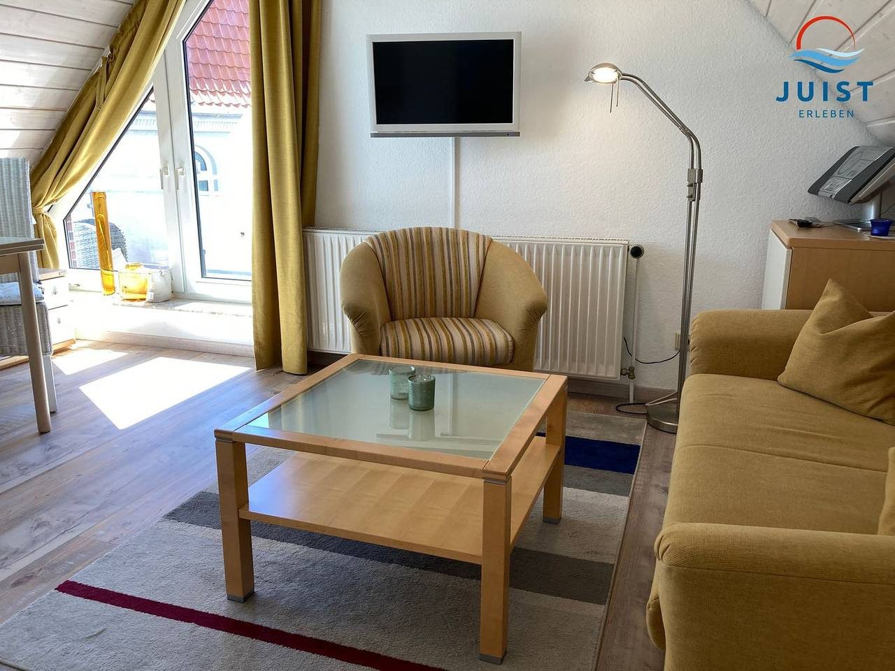 moderne Dachgeschosswohnung mit Balkon, ideal für den Urlaub als Paar — Bild 4