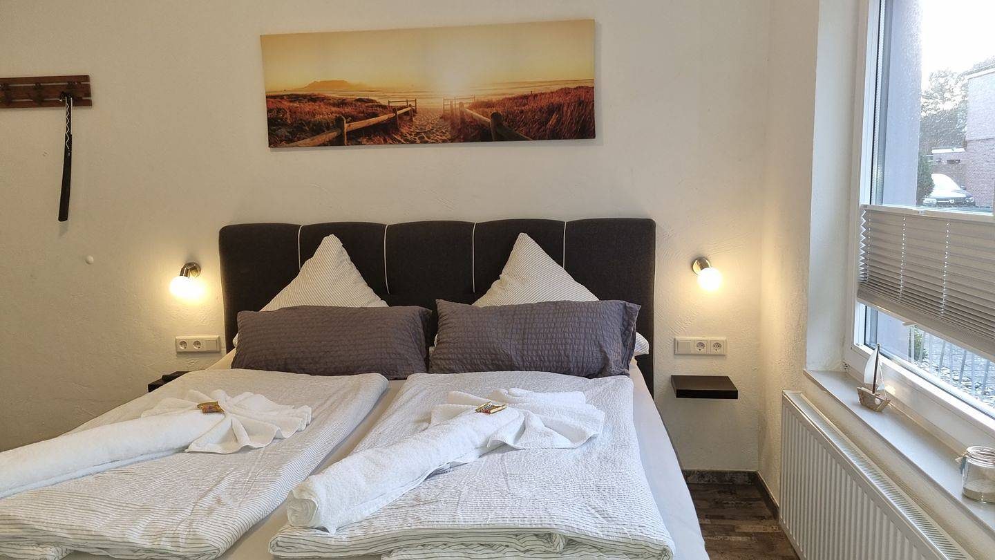 Kleines Doppelzimmer Mary Read im Erdgeschoss