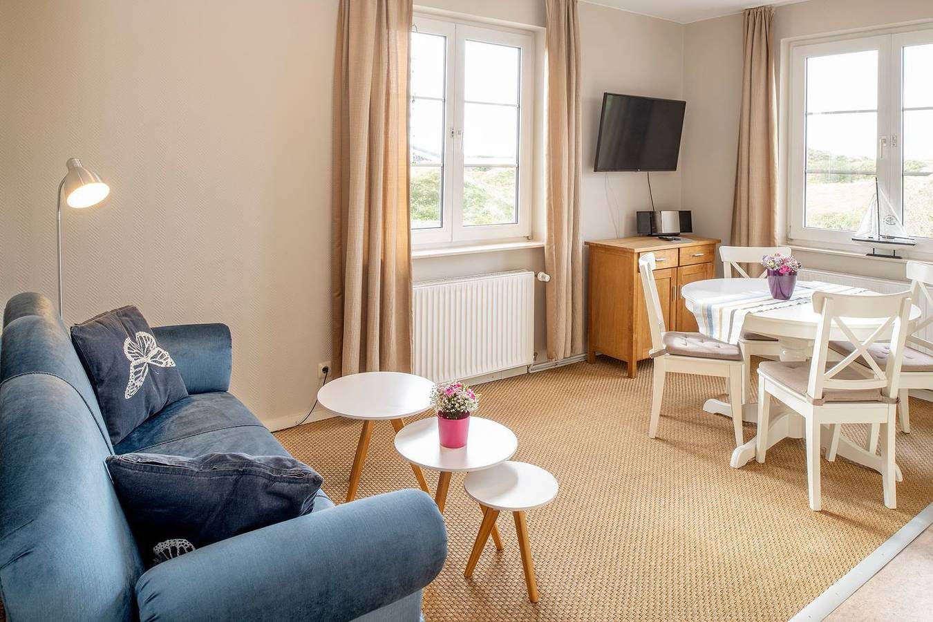 Langeoog – Helle Ferienwohnung auf Langeoog für 4 Personen