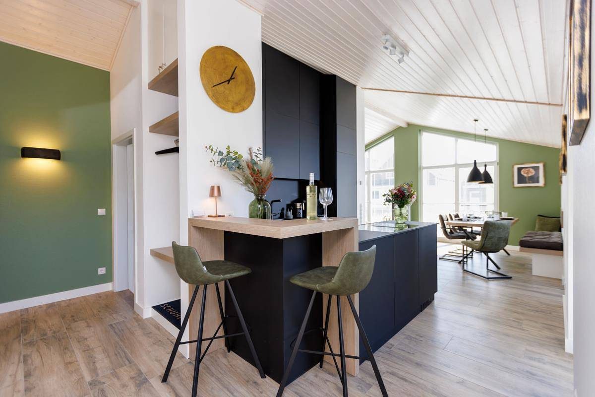Villa Hempen Nordhorn - luxuriöser Bungalow mit Kaminofen und Sauna für bis zu 4 Personen - Haustiere herzlich willkommen