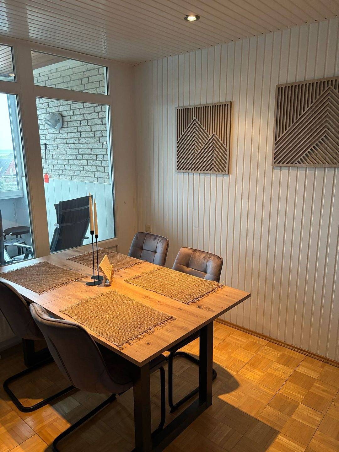 Frisch renovierte Ferienwohnung mit bester Sicht auf Deich, Strand und Inseln — Bild 5