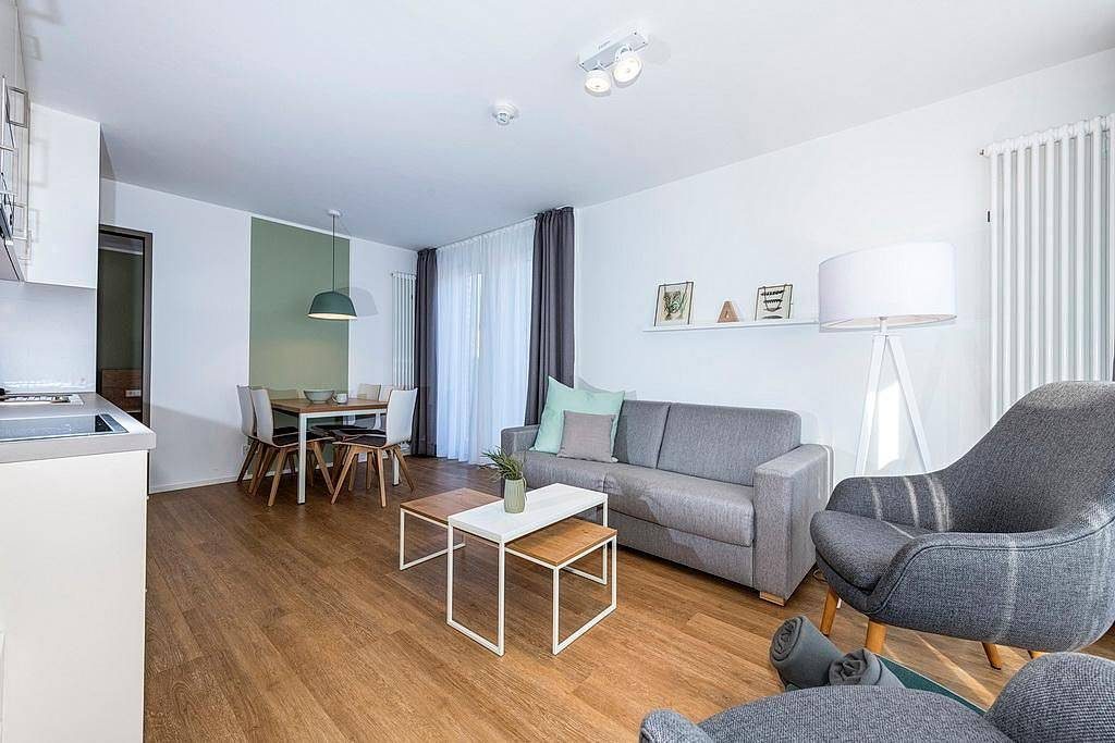 Tolles Ferienapartment in Strandnähe mit Süd-Ost-Terrasse & Saunabereich im Haus