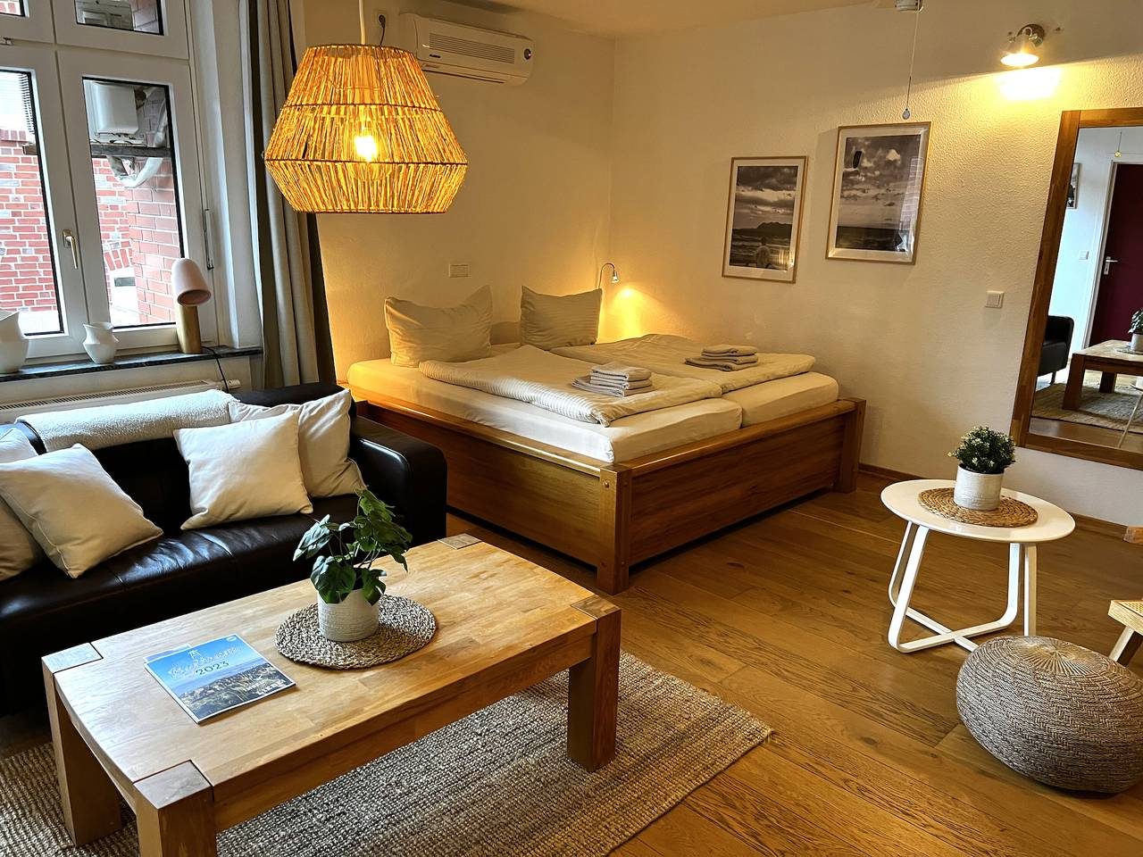 Einzimmerapartment "Lüttje Düne" mit Balkon, gemeinsamem Außenbereich und Wlan — Bild 4