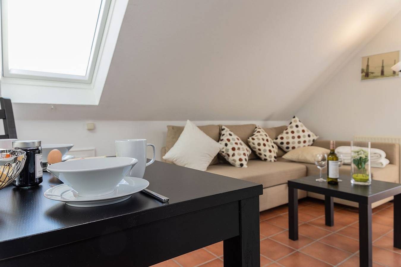 Helle und gemütliche Obergeschosswohnung in einem Doppelhaus — Bild 2