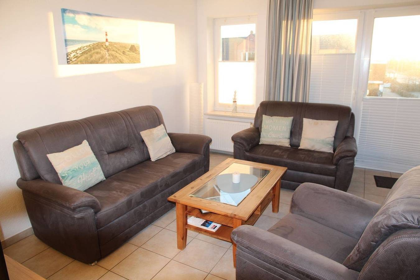 Ferienwohnung (60qm) für 4 Personen und Hund mit Balkon in Strandnähe! — Bild 3