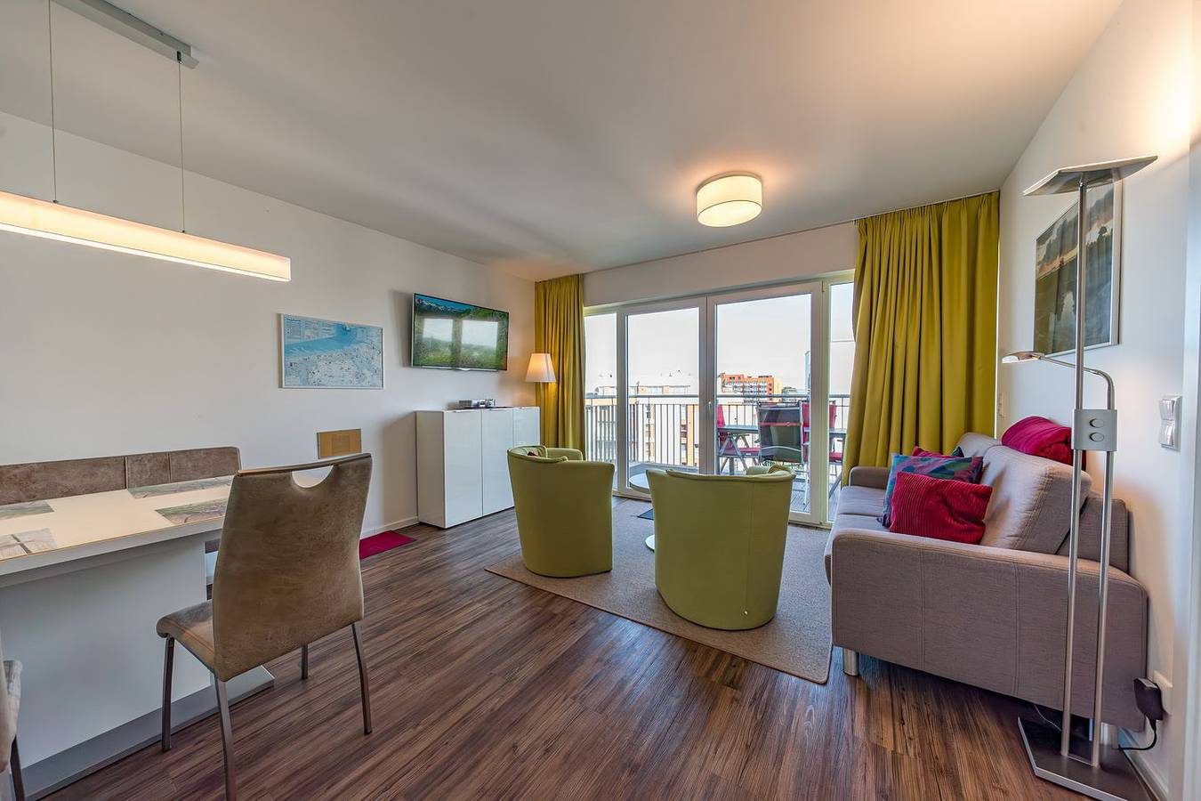 Tolles Apartment mit Infrarotsauna und Balkon mit wunderschönem Panoramablick!