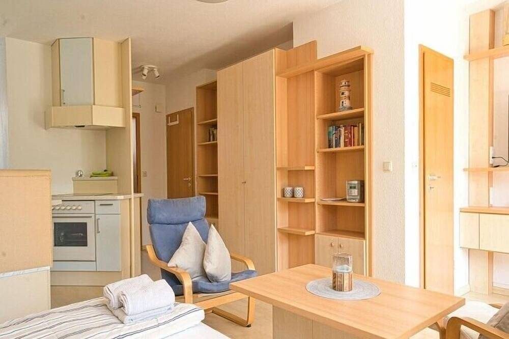 Sandfloh - ruhig gelegenes Appartement mit Terrasse und Strandkorb