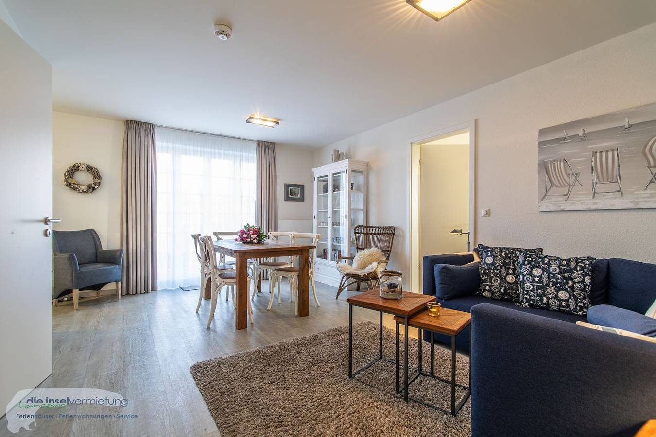 Die wunderschöne Ferienwohnung „Sandpiper“ im „Friesengut“ auf Langeoog