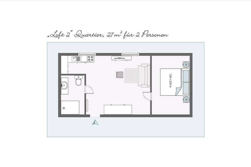Loft 2 Quartier, Lieblingsinsel Langeoog — Bild 2