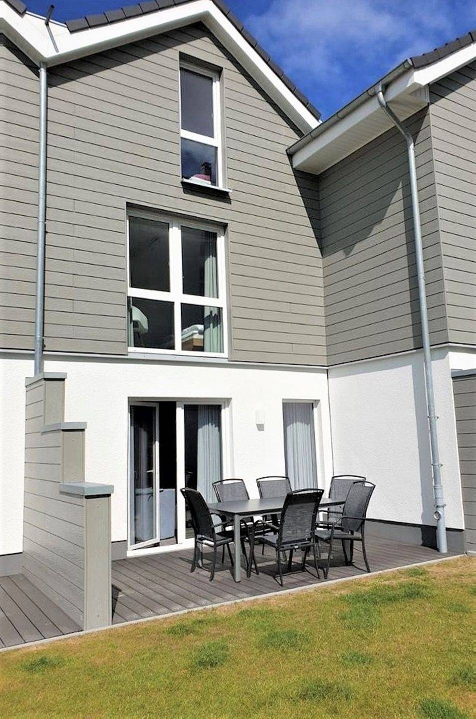 Modernes Ferienhaus, Sauna, Süd-Terrasse, Loggia mit Meerblick, Haustiere — Bild 2