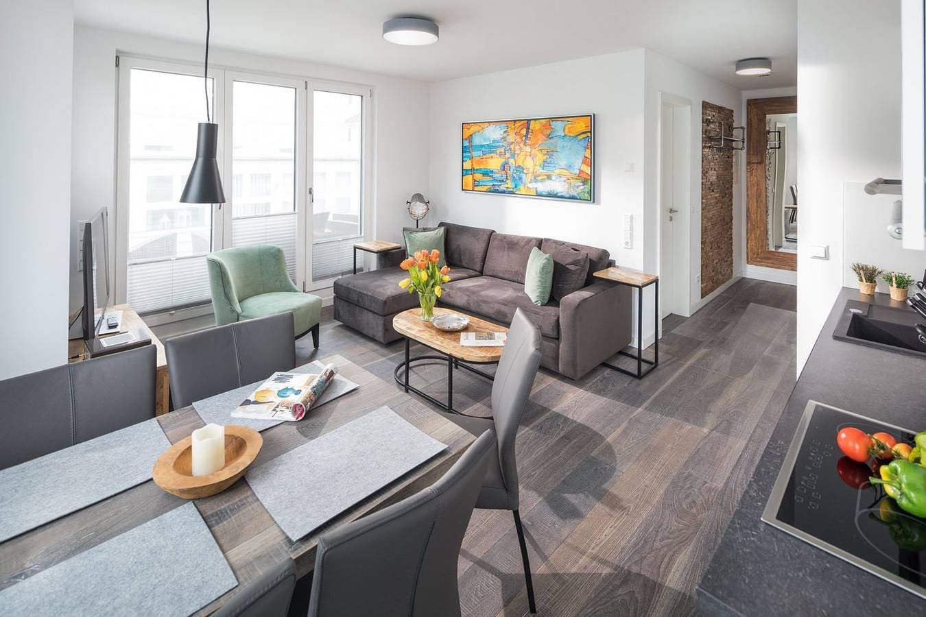Hochwertige 3-Raum-Wohnung mit gr. Dachterrasse, Norderney — Bild 2