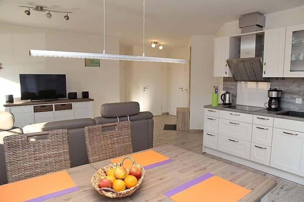 Schöne 75qm Ferienwohnung für 4 Pers. mit Terrasse und sep. Gäste-Wc