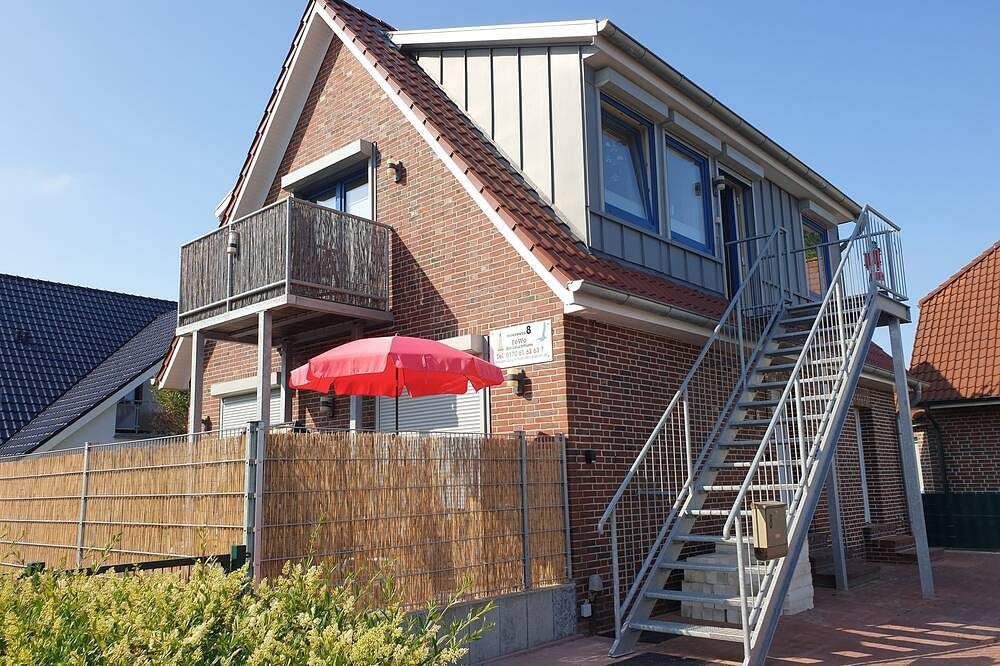 Fewo Leuchtturm  am Sandstrand-Balkon-2 Doppel-Schlafzi-Balkon-Hunde auf Anfrage — Bild 3