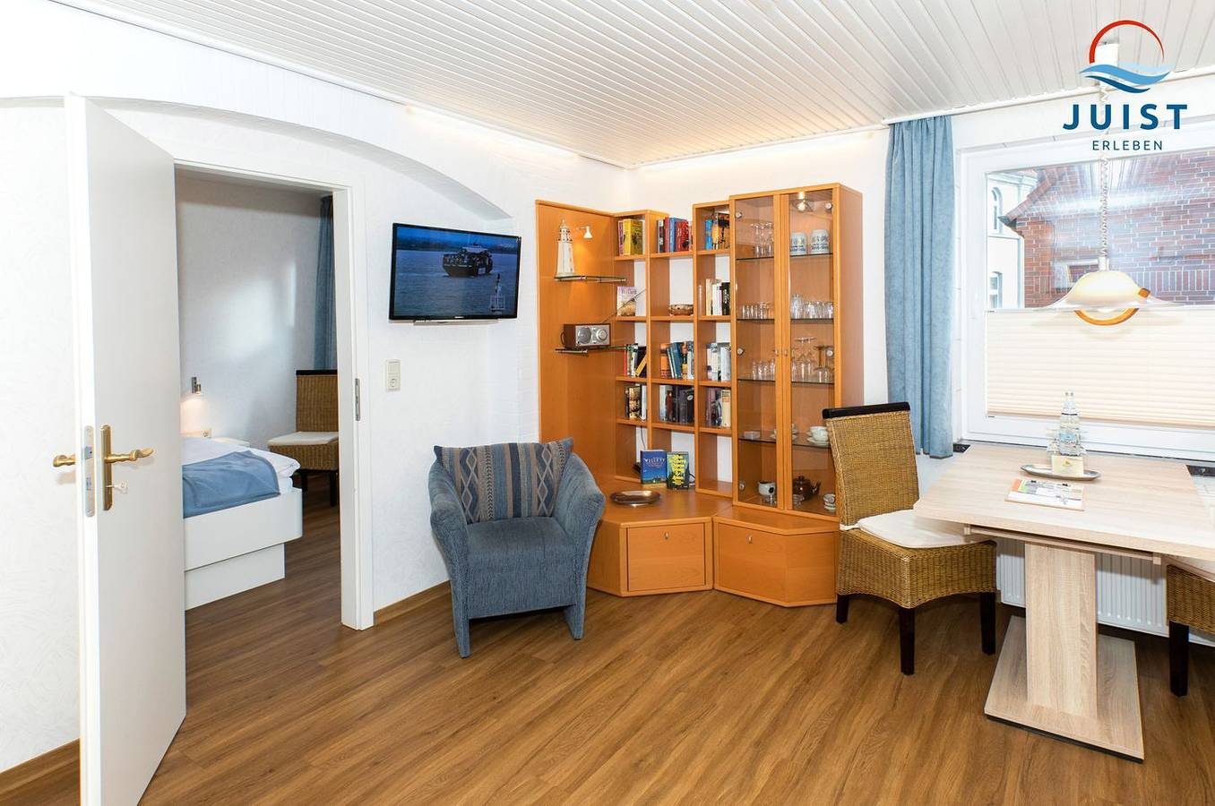 Helle Ferienwohnung, ideal für Paare, im ruhigen Ostdorf — Bild 2