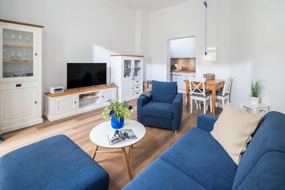 Die Ferienwohnung \"Friesenliebeney\" liegt in der Winterstraße (Hochparterre).