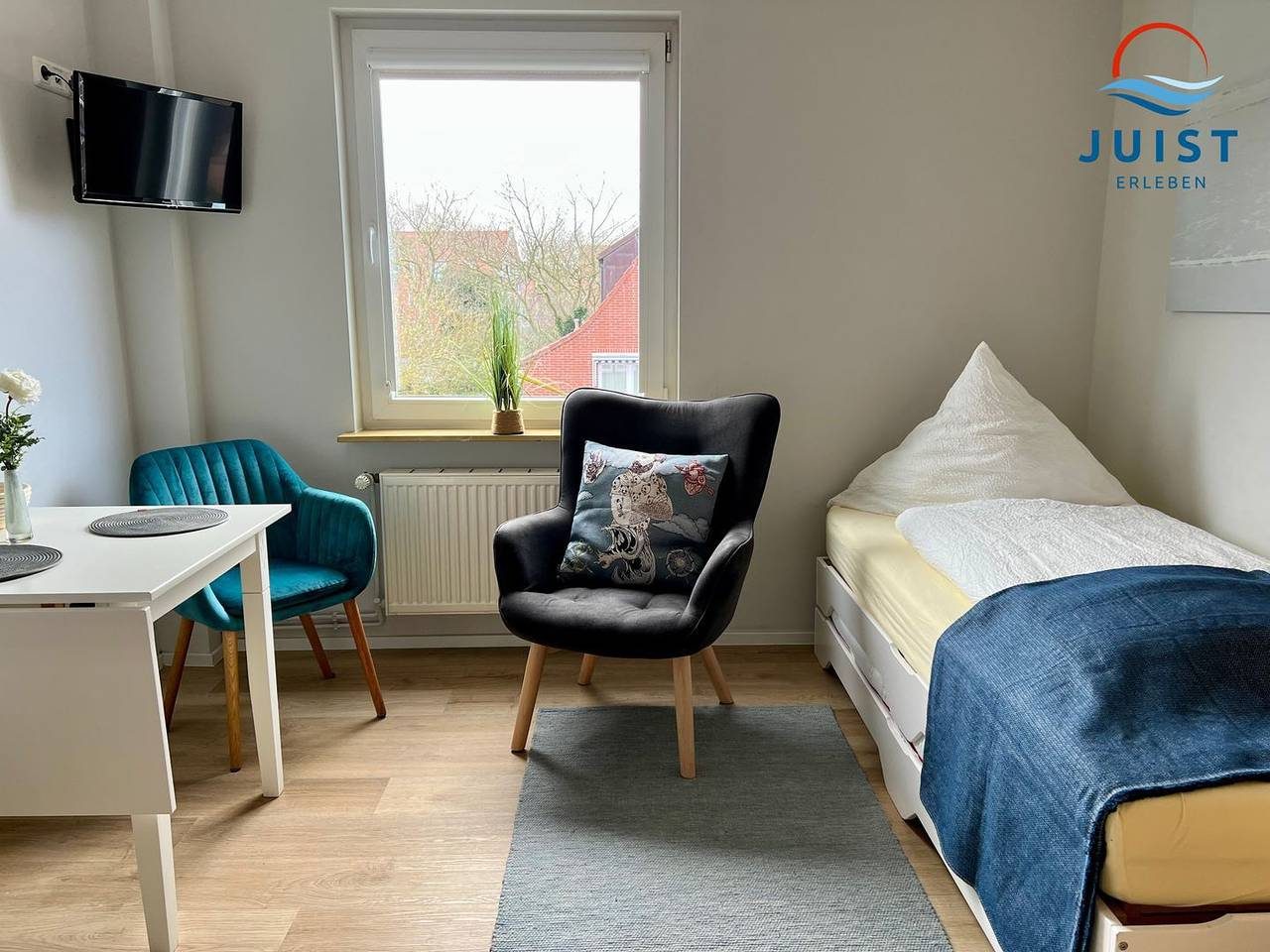 Helle freundliche Singlewohnung in Wattnähe