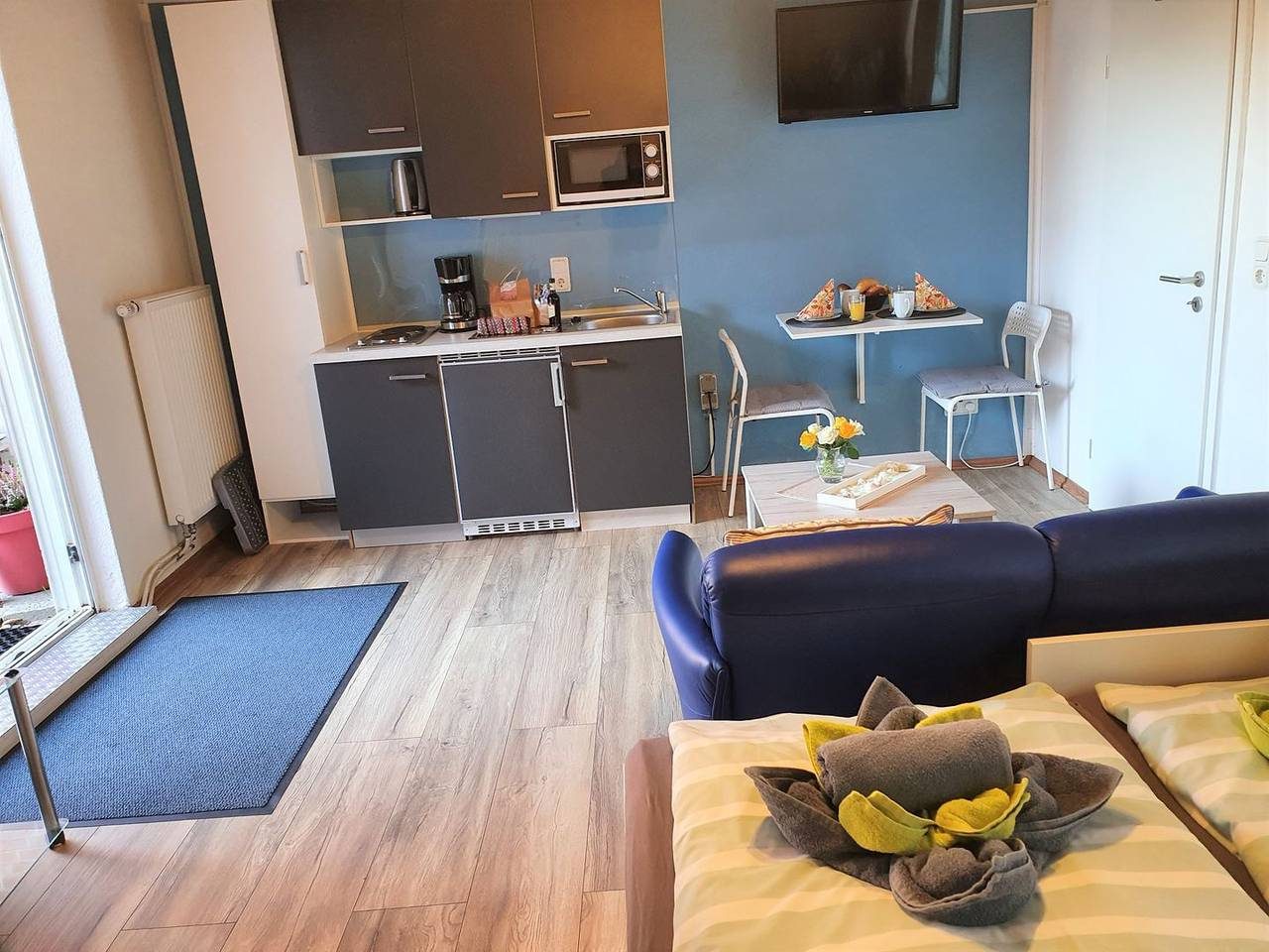 Kleines Apartment für Verliebte direkt am Deich - 25 m² für 2 Pers. — Bild 4