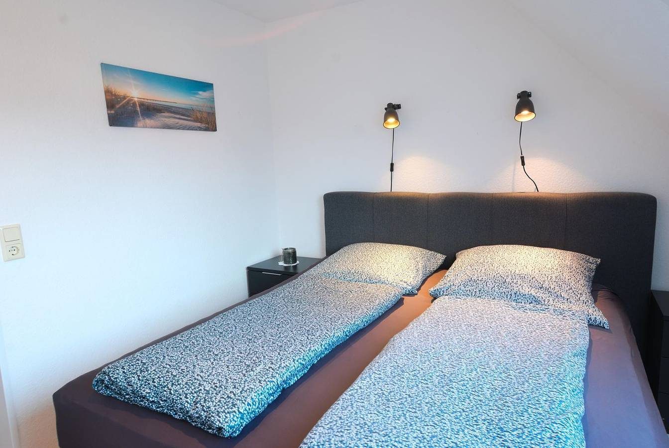 Gemütliche, strandnahe Ferienwohnung für 4 Personen, 2 Schlafzimmern und Balkon — Bild 4