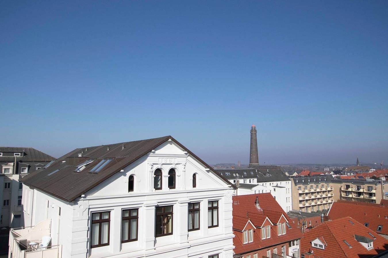 Strandblick im Haus Seeblick mit Meerblick und Strandkorb am Hauptstrand! — Bild 3