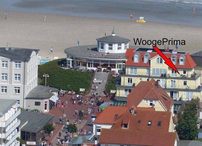 Woogeprima - mit großem Balkon in unmittelbarer Strandnähe