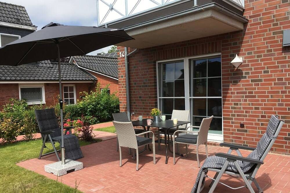 Nautilus - Ferienwohnung (55qm) für 4 Personen mit Terrasse und sep. Gäste-Wc
