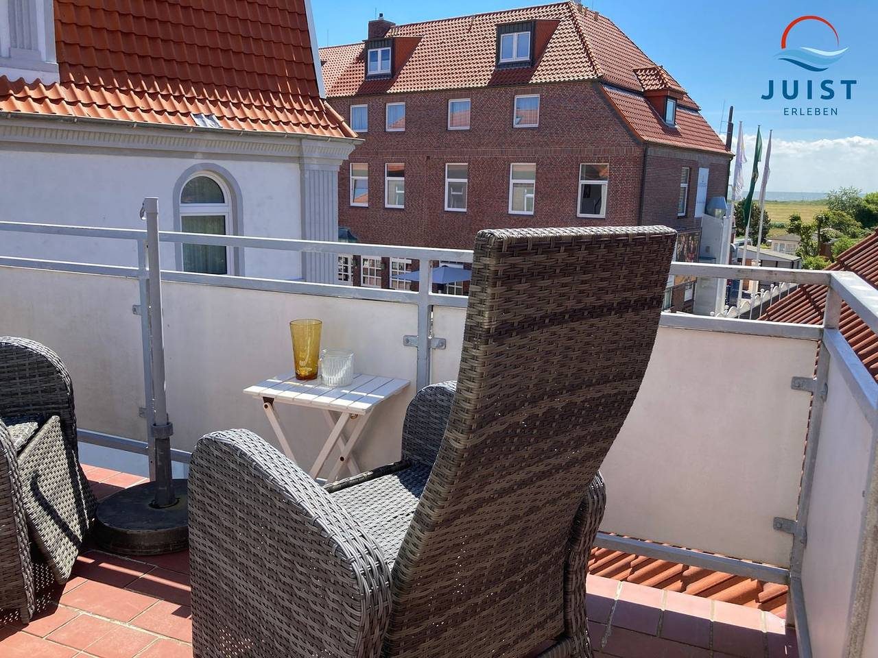 moderne Dachgeschosswohnung mit Balkon, ideal für den Urlaub als Paar — Bild 3