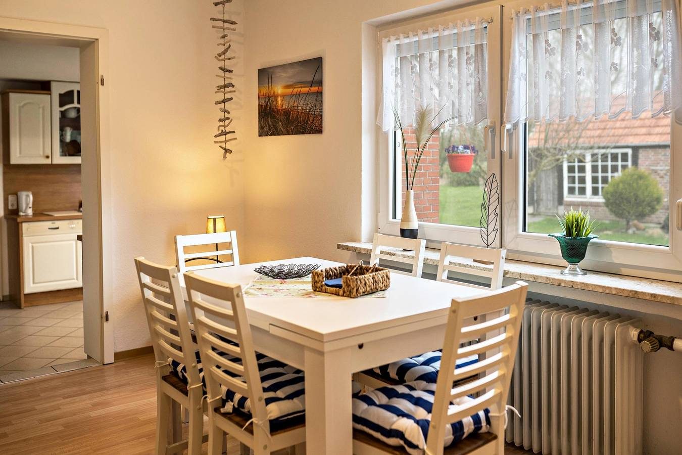 Ferienwohnung "Llojan" in Nordseenähe mit Wlan, Gemeinschaftsterrasse und Garten