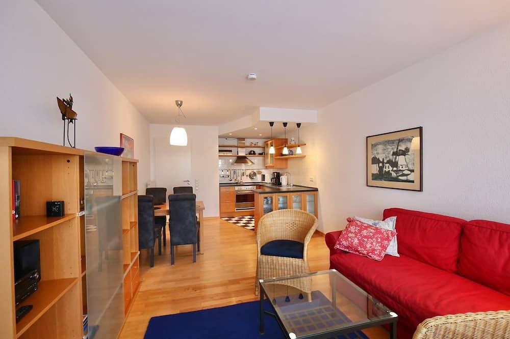 Tolles Ferienapartment mit Balkon mit Meerblick, Brandungsrauschen & Strandkorb