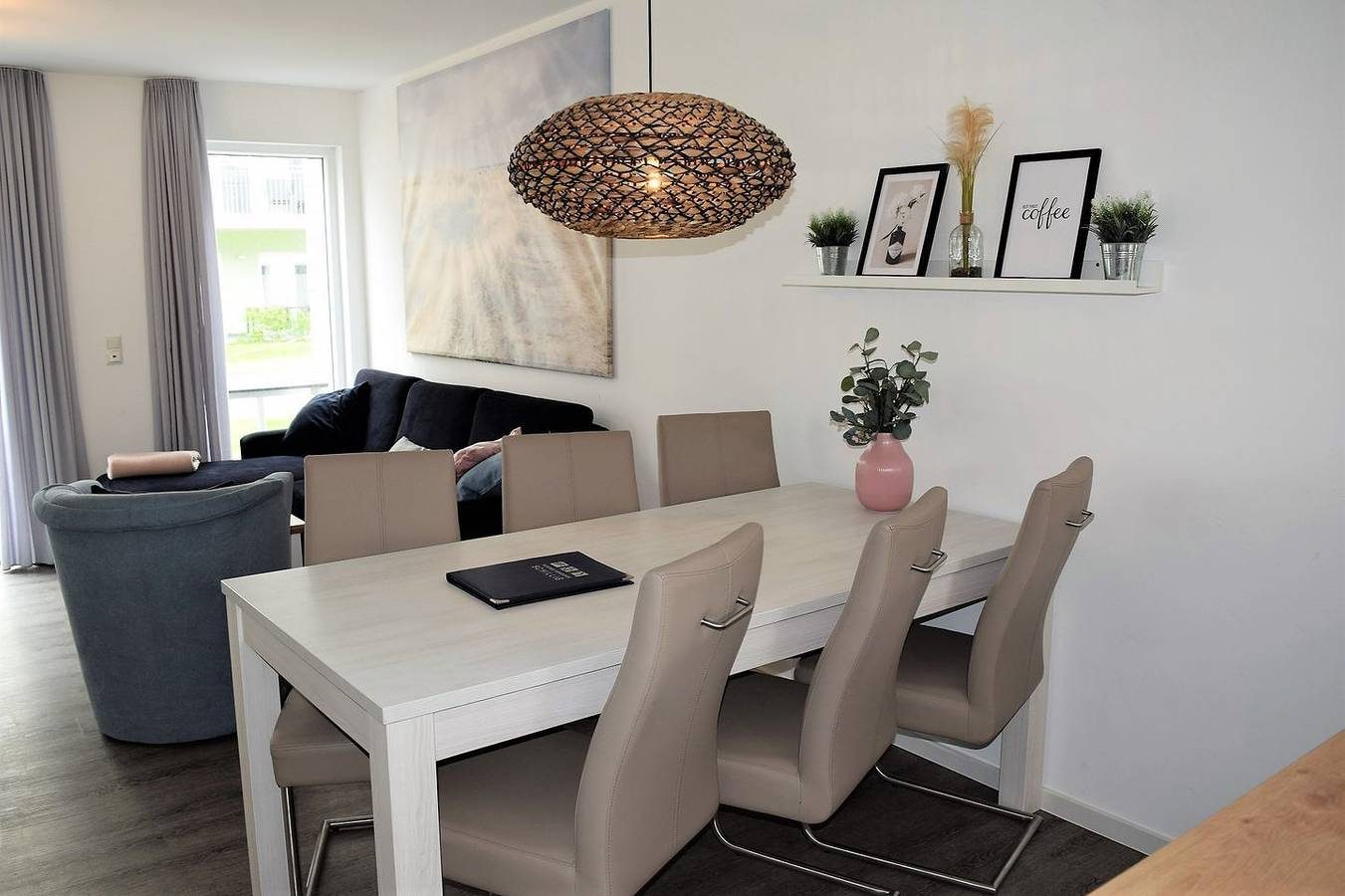 Modernes Ferienhaus, Sauna, Süd-Terrasse, Loggia mit Meerblick, Haustiere