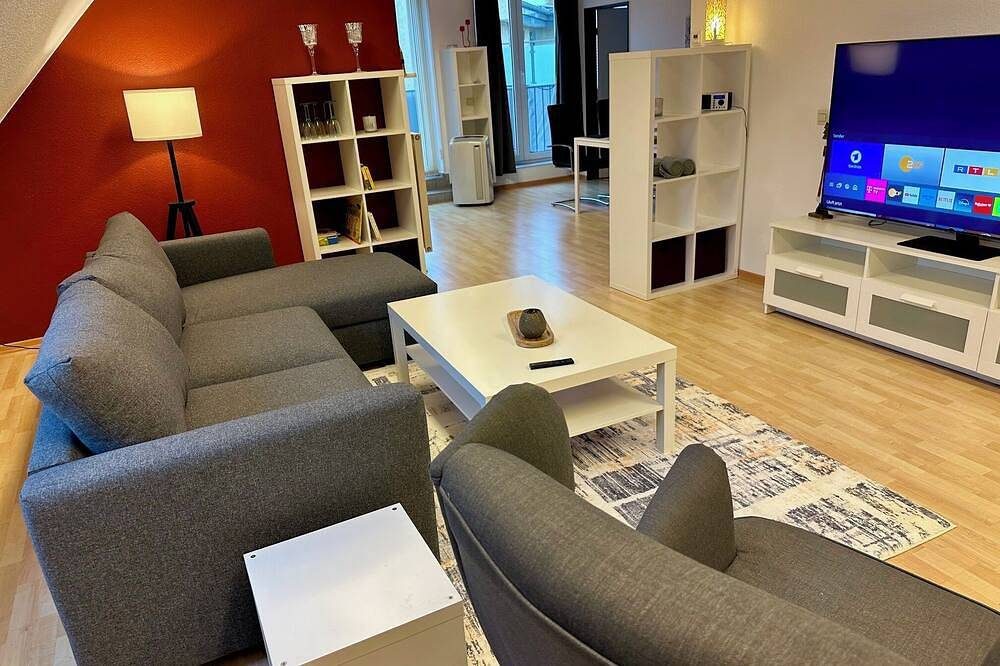 90qm Apartment für 2-4 Personen mit Dachterrasse im Zentrum von Lingen (Ems)