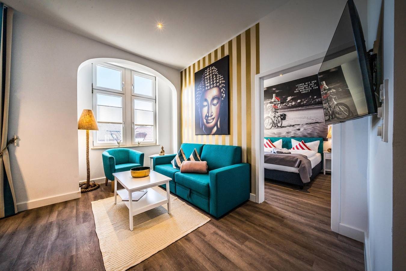 Insel Borkum: Ferienwohnung Rias Beachvilla "Beach"