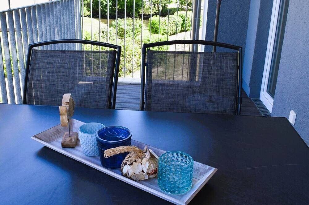 Moderne, hochwertige Ferienwohnung, Sauna, großer Balkon, strandnah — Bild 2
