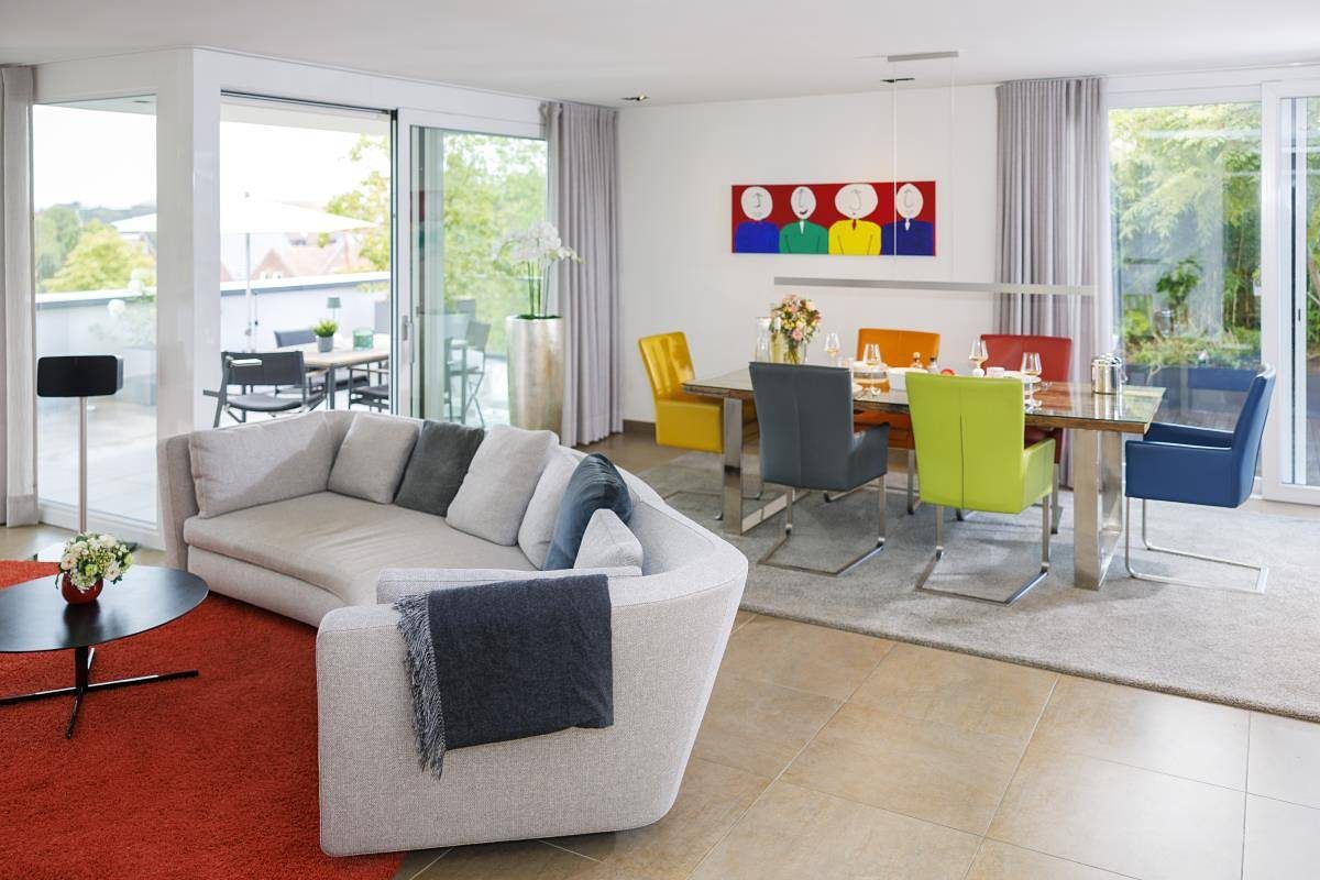 Penthaus Cityloft Nordhorn - wunderschönes und sehr hochwertig ausgestattetes Penthaus mit Kaminofen und Sauna - Haustiere herzlich willkommen — Bild 4